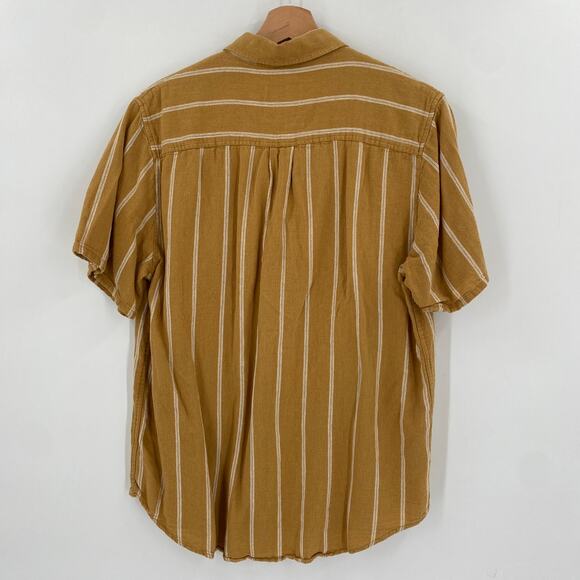 Katin yellow striped button down shirt - Picture 3 of 3